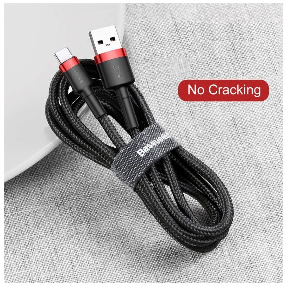 JMT-220746 Android Micro USB Charging Cable 2 In 1 Woven Mobile Phone Data Cable - 0.5m/1m/2m Lengths Available