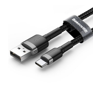 JMT-220746 Android Micro USB Charging Cable 2 In 1 Woven Mobile Phone Data Cable - 0.5m/1m/2m Lengths Available