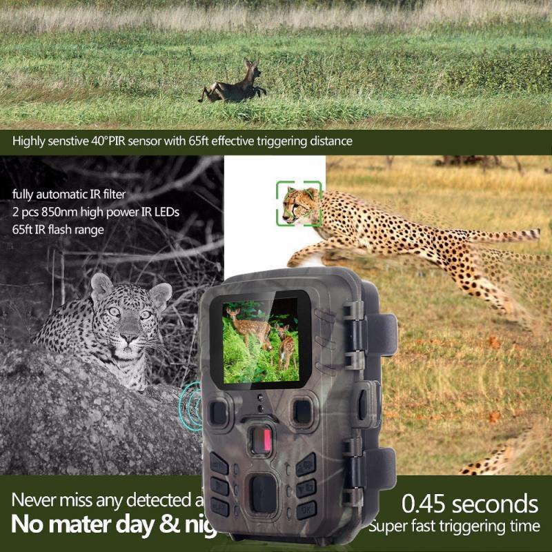 JMT-220938 Infrared Night Vision Device with TF Card - 12MP, Plastic Body, 0.4KG Weight