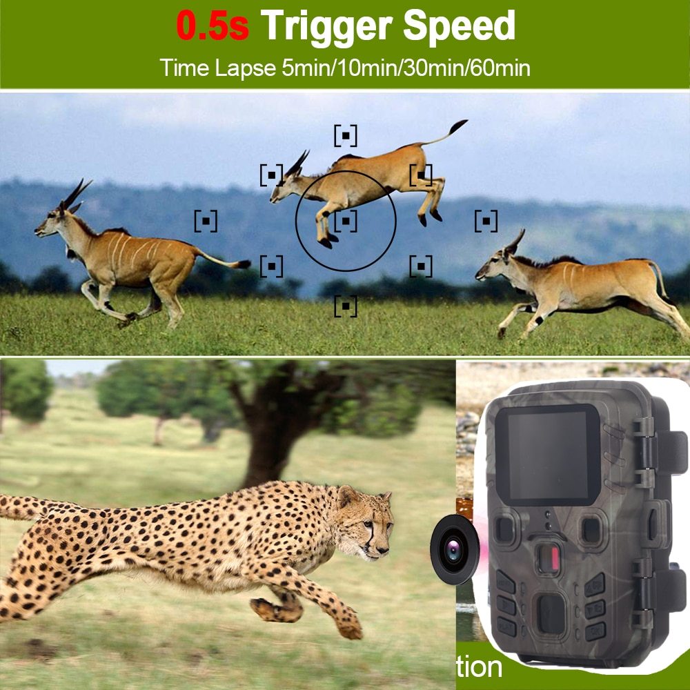 JMT-220938 Infrared Night Vision Device with TF Card - 12MP, Plastic Body, 0.4KG Weight