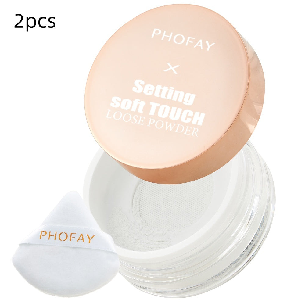 JMT-221002 Soft Touch Loose Powder - Long-lasting, Weightless & Sweatproof, 10g