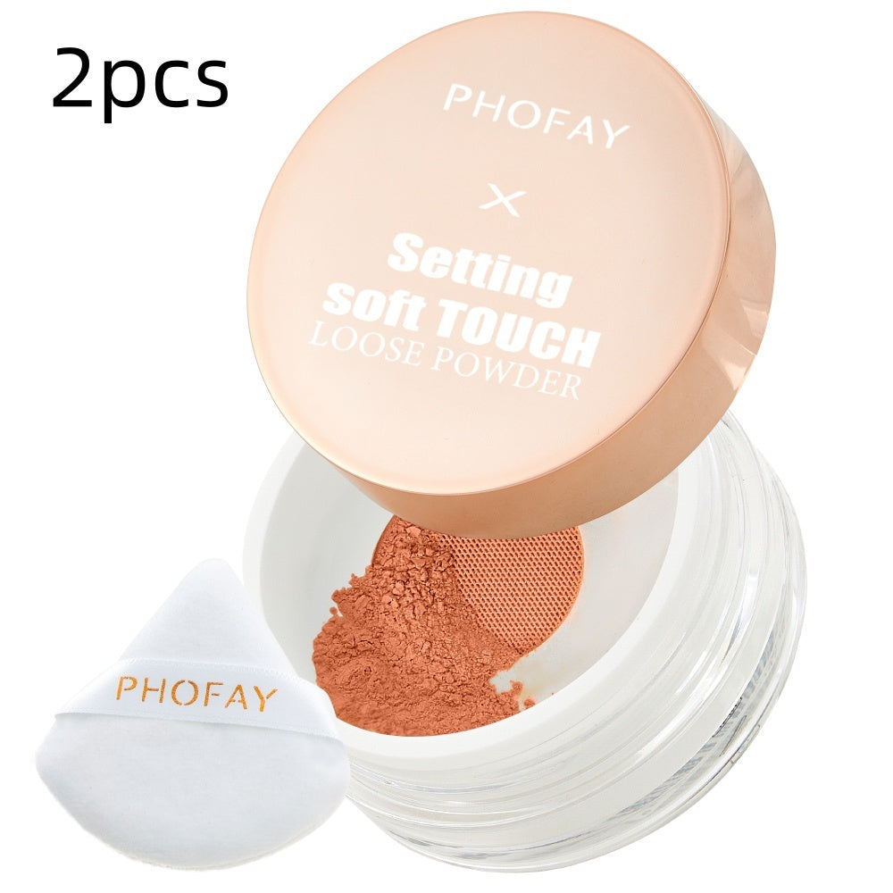 JMT-221002 Soft Touch Loose Powder - Long-lasting, Weightless & Sweatproof, 10g