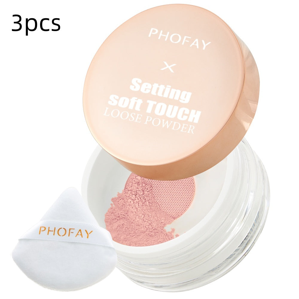 JMT-221002 Soft Touch Loose Powder - Long-lasting, Weightless & Sweatproof, 10g