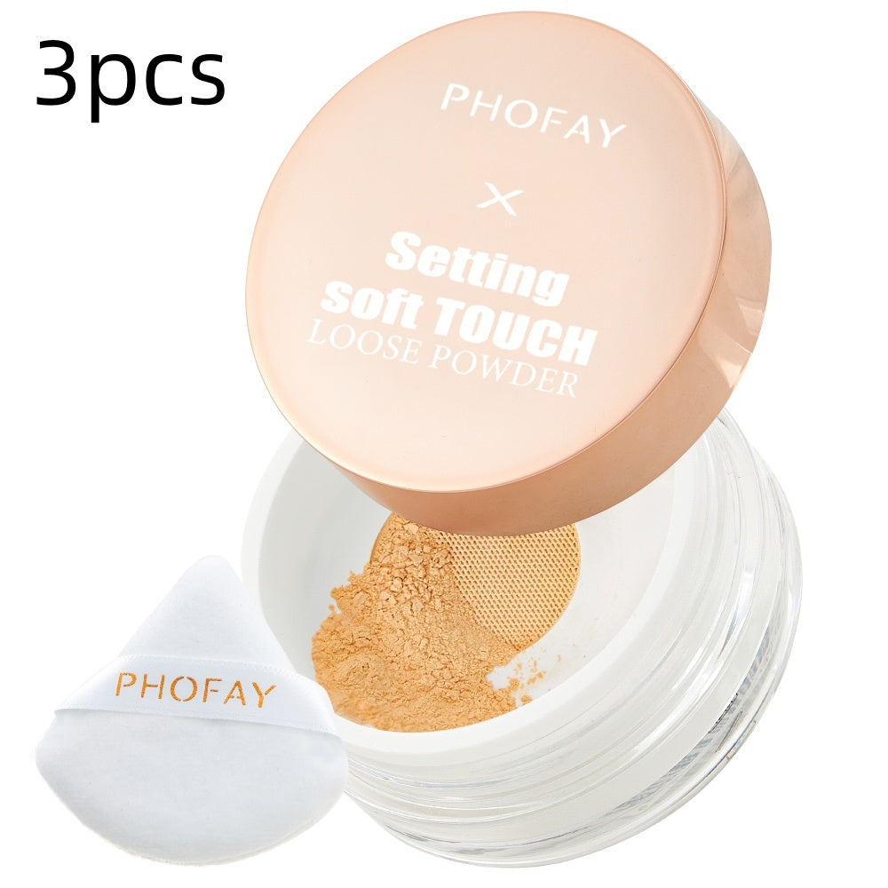JMT-221002 Soft Touch Loose Powder - Long-lasting, Weightless & Sweatproof, 10g