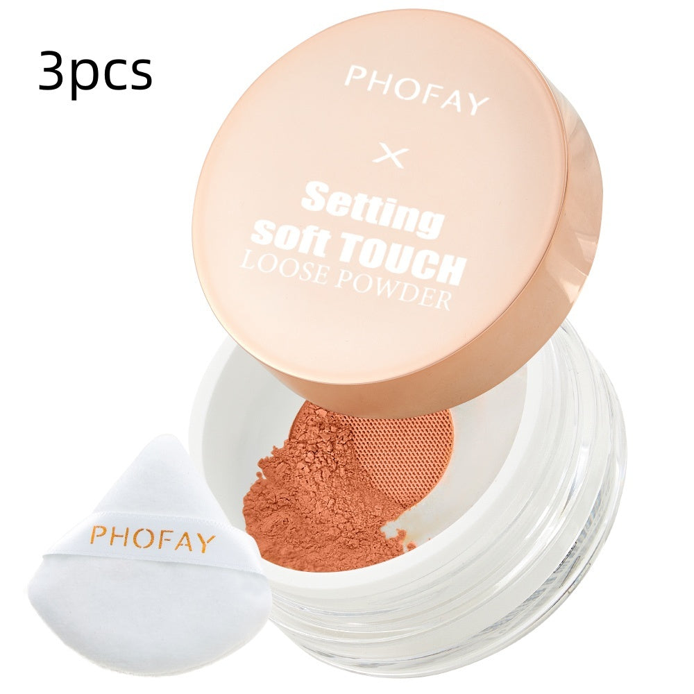 JMT-221002 Soft Touch Loose Powder - Long-lasting, Weightless & Sweatproof, 10g