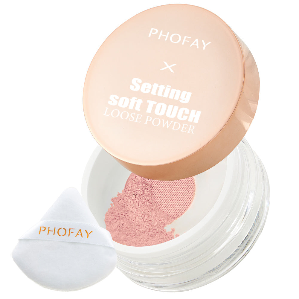 JMT-221002 Soft Touch Loose Powder - Long-lasting, Weightless & Sweatproof, 10g