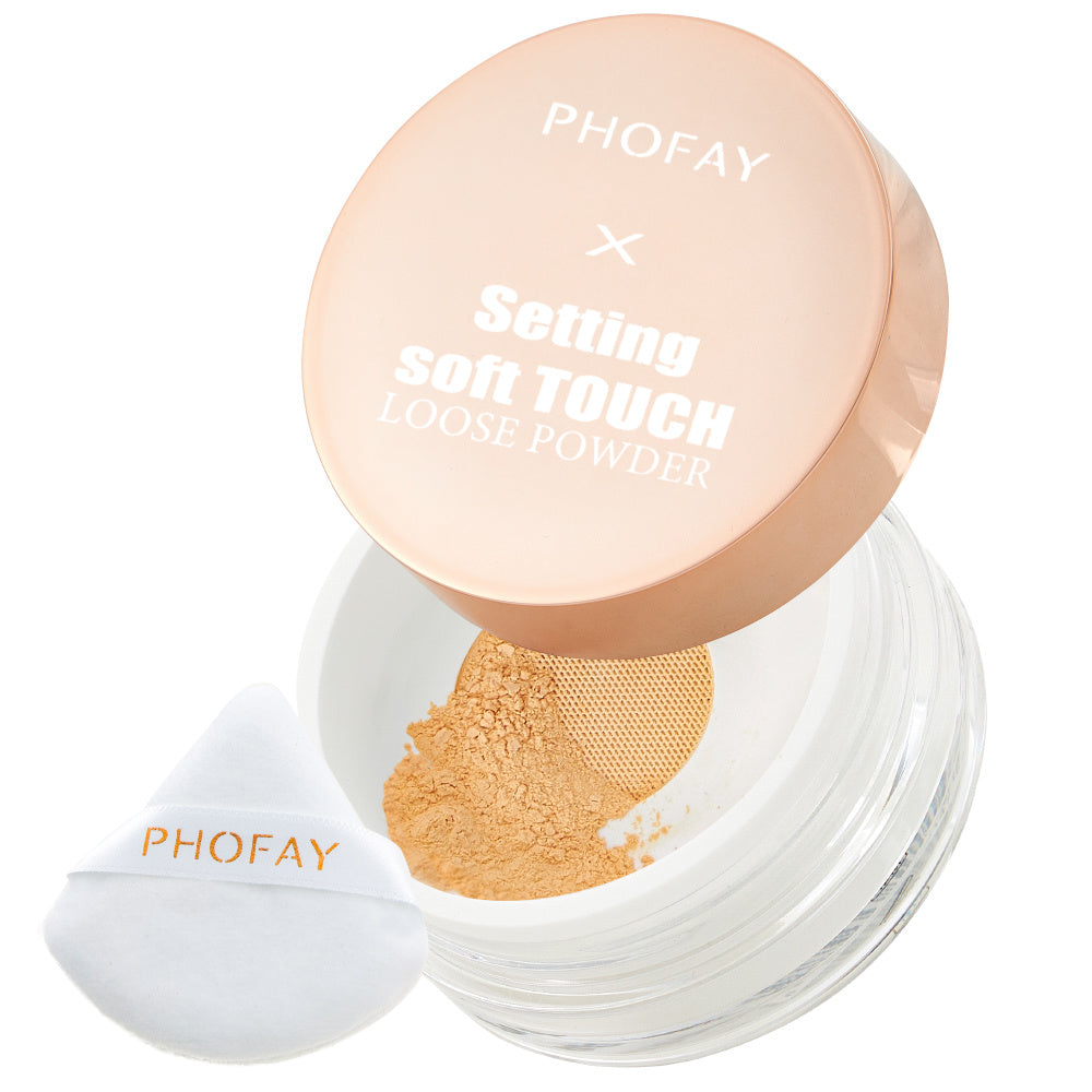 JMT-221002 Soft Touch Loose Powder - Long-lasting, Weightless & Sweatproof, 10g