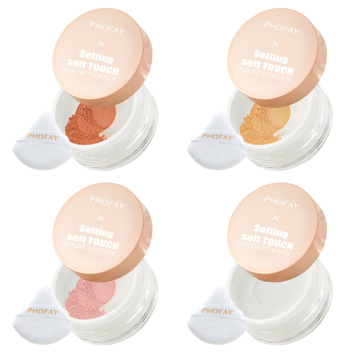 JMT-221002 Soft Touch Loose Powder - Long-lasting, Weightless & Sweatproof, 10g