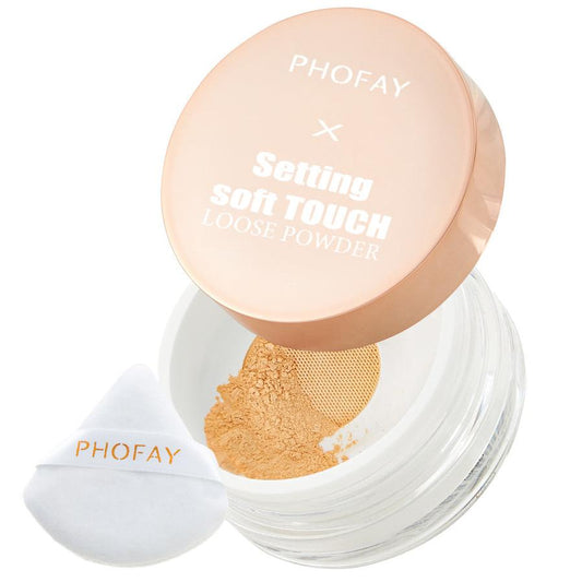 JMT-221002 Soft Touch Loose Powder - Long-lasting, Weightless & Sweatproof, 10g