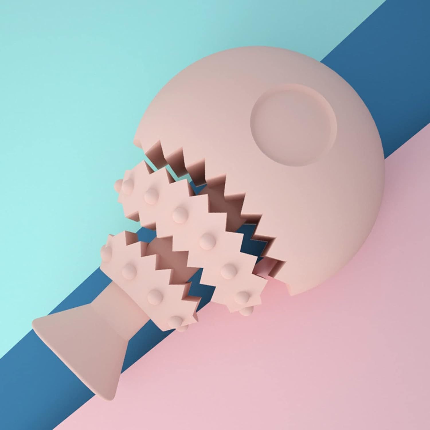 JMT-221386 Fish Bone Shaped Dog Chew Toy - Interactive Dental Training Toy for Small to Large Dogs