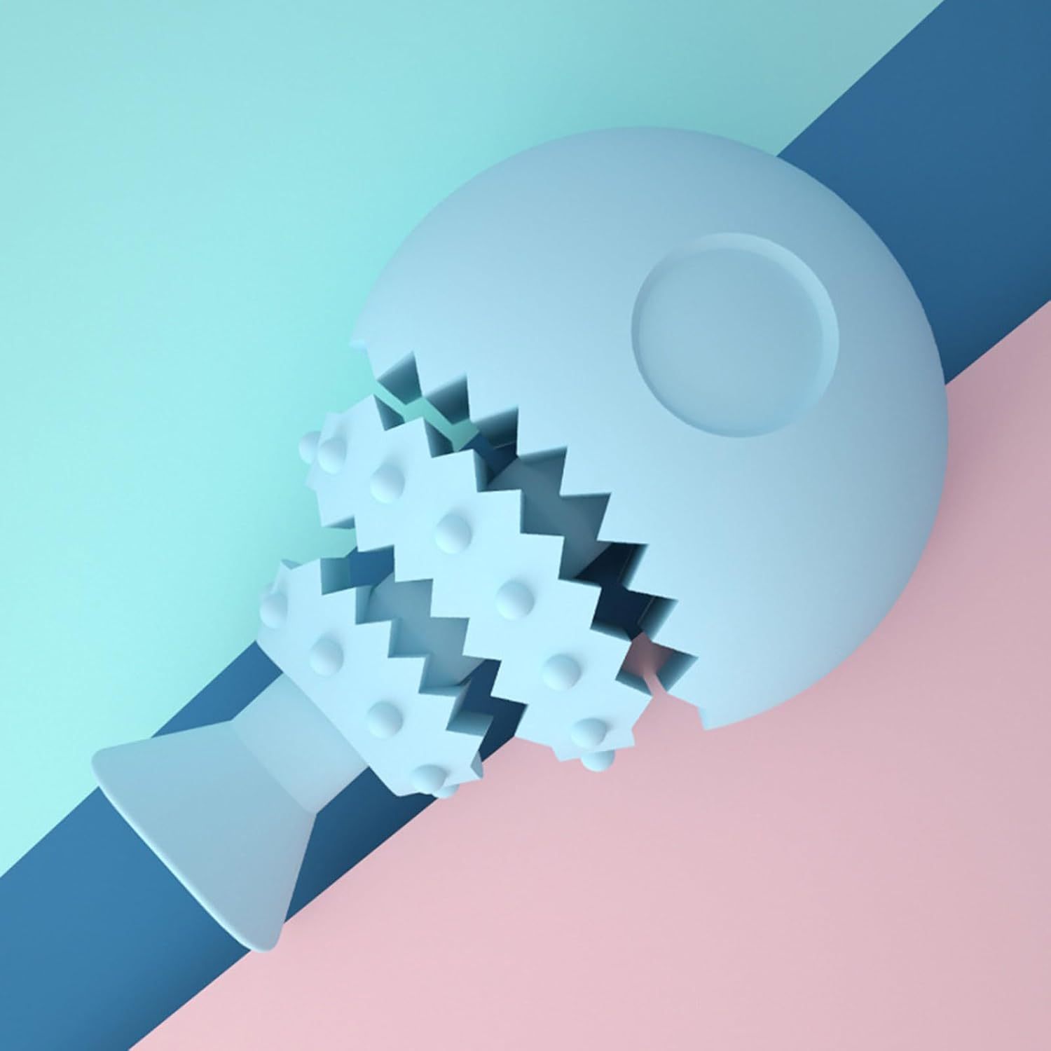 JMT-221386 Fish Bone Shaped Dog Chew Toy - Interactive Dental Training Toy for Small to Large Dogs