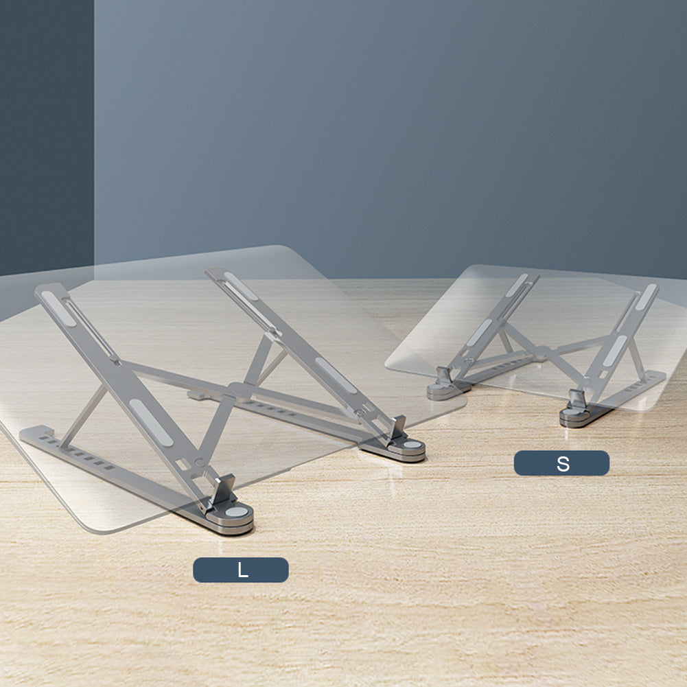 JMT-221578 Adjustable Portable Aluminum Laptop Stand for 11-17.3 Inch Devices