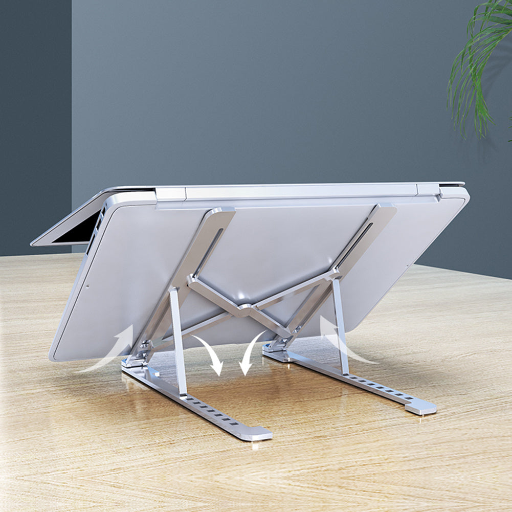 JMT-221578 Adjustable Portable Aluminum Laptop Stand for 11-17.3 Inch Devices