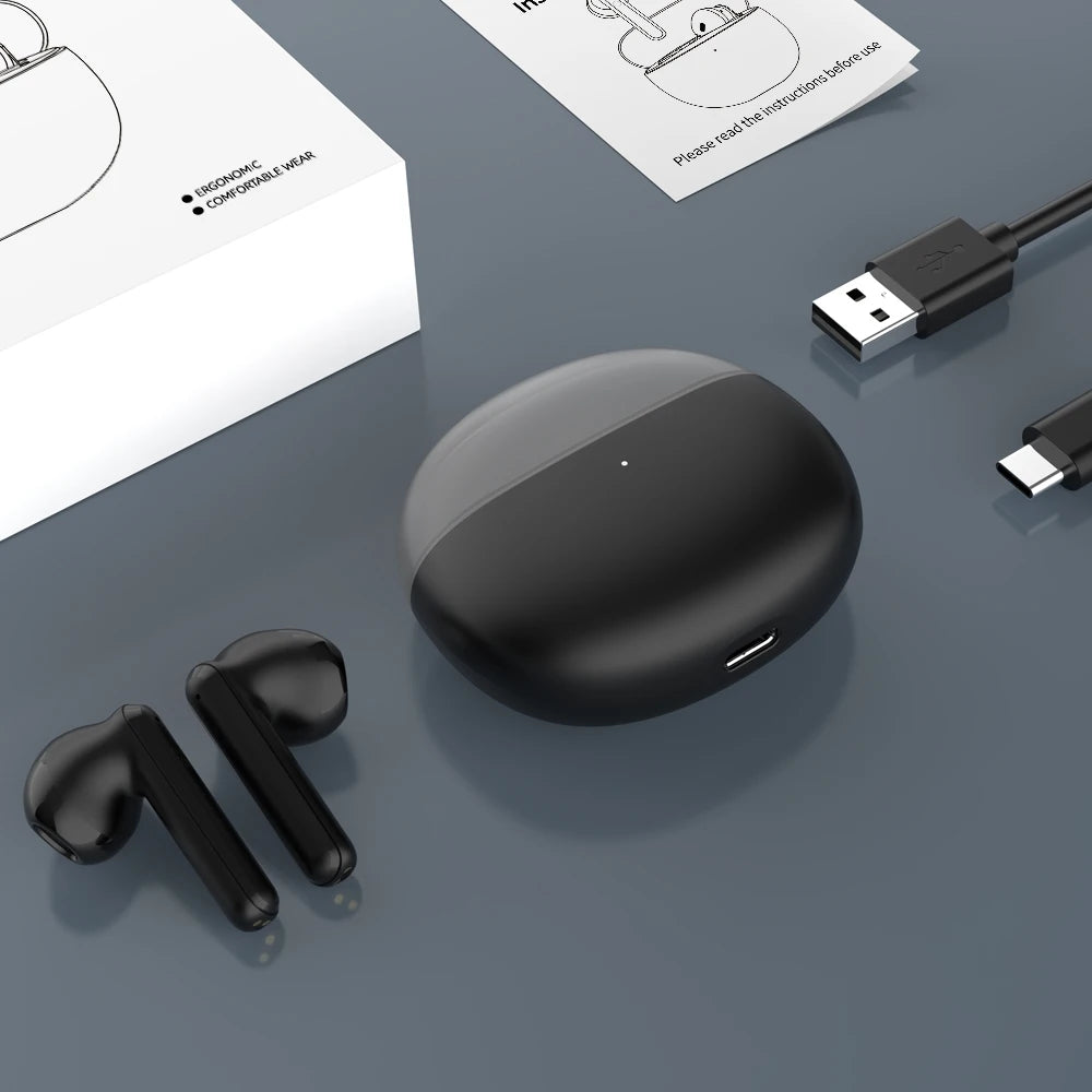 JMT-221898 Dual Mic Fast Charging Wireless Earbuds with 60ms Low Latency for Gaming