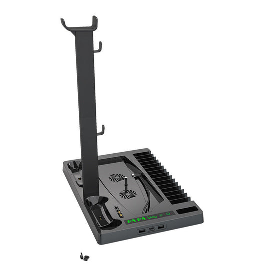 JMT-221898 PS5 Multifunctional Handle Holder with Charging, Cooling Fan and Storage Bracket