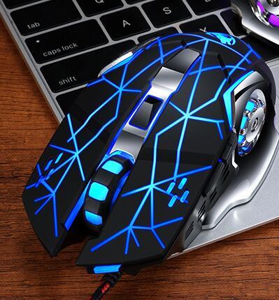 JMT-222346 Wired Gaming Mouse with 1600 DPI Precision and Ergonomic Design