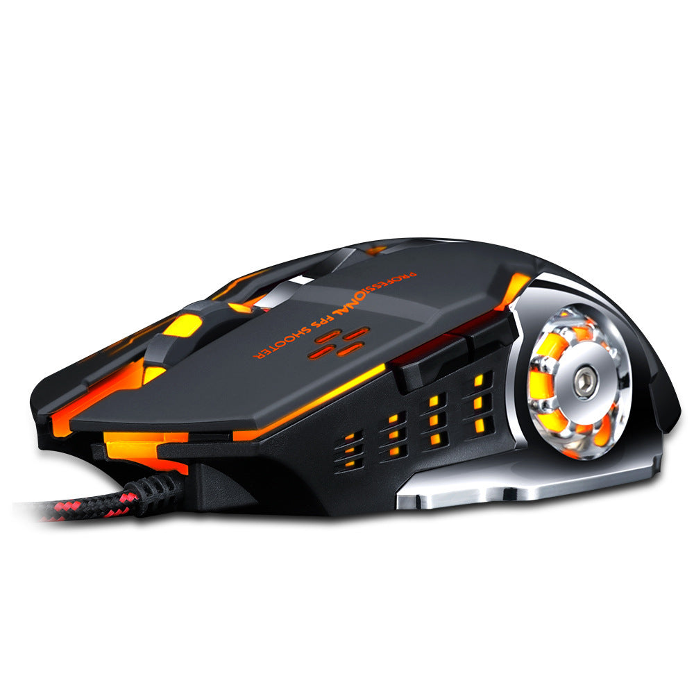 JMT-222346 Wired Gaming Mouse with 1600 DPI Precision and Ergonomic Design