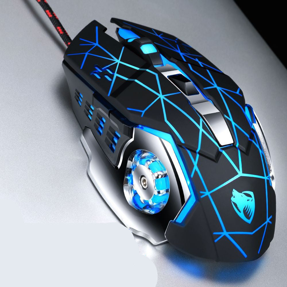 JMT-222346 Wired Gaming Mouse with 1600 DPI Precision and Ergonomic Design