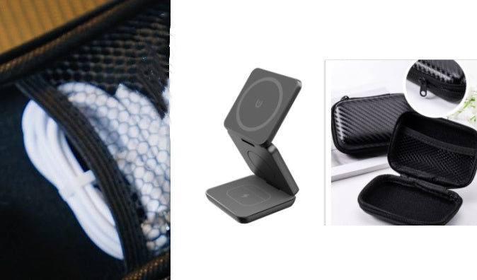 JMT-222410 Magnetic Wireless Charging Stand with 15W Output and Folding Design