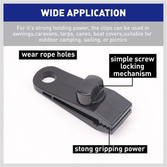 JMT-222602 Outdoor Fast Setup Tent Plastic Clip Fasteners