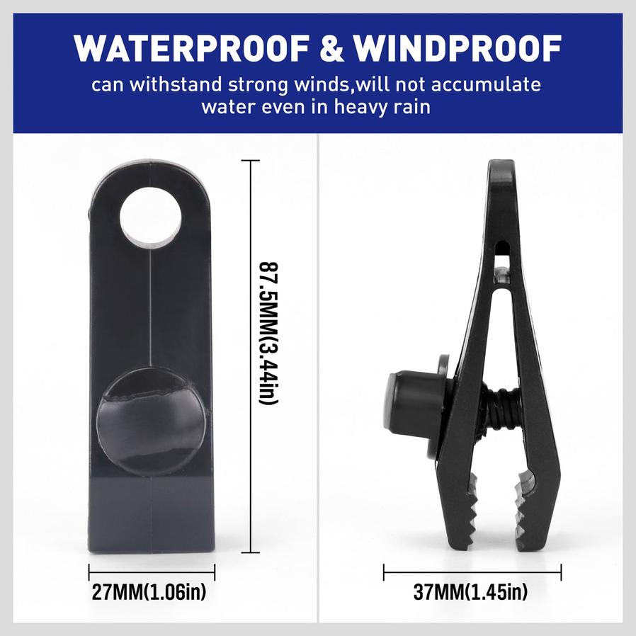 JMT-222602 Outdoor Fast Setup Tent Plastic Clip Fasteners