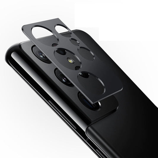 JMT-222730 Protective Aluminum Alloy Lens Ring for Samsung Galaxy S21 Ultra 5G - Scratch-Resistant Design