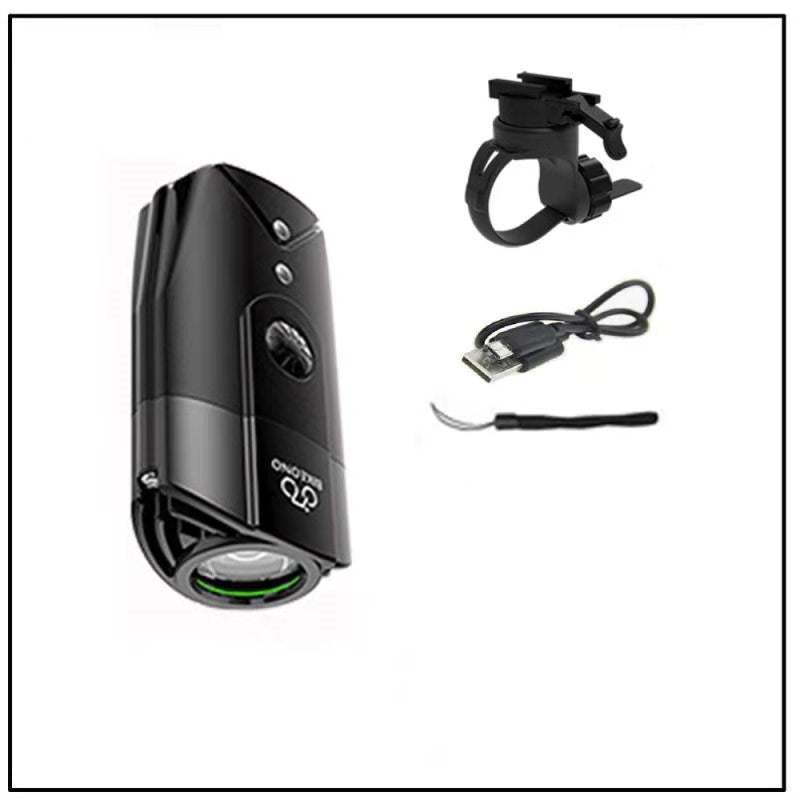 JMT-222922 Black Bicycle LED Night Headlight for Enhanced Visibility