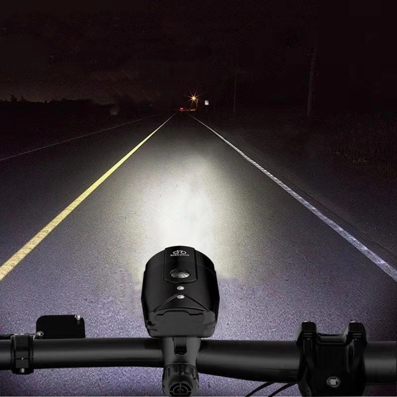 JMT-222922 Black Bicycle LED Night Headlight for Enhanced Visibility