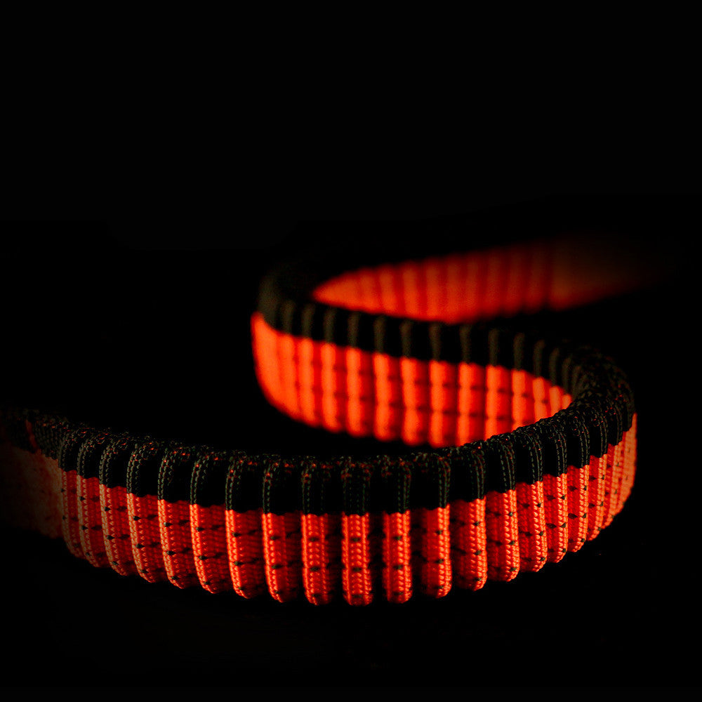 JMT-223050 Adjustable High-Strength Nylon Dog Harness with Leash – Available in Orange and Green