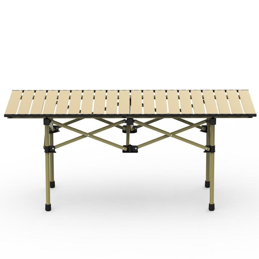 JMT-223754 Portable Folding Camping Table - Lightweight Carbon Steel Roll-up Desk for Outdoor Activities, Picnic, BBQ, and More with Carry Bag