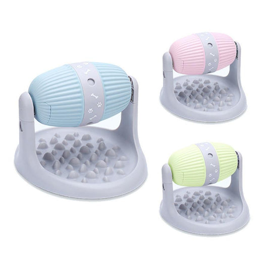 JMT-223882 Leaking Drum-Type Slow Feeder Toy for Dogs – Available in Blue, Pink, Green