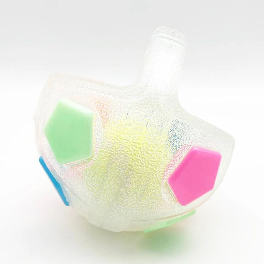 JMT-224010 Durable Football Tennis Ball Pet Toy for Dogs - Teething Relief & Outdoor Training Squeaker