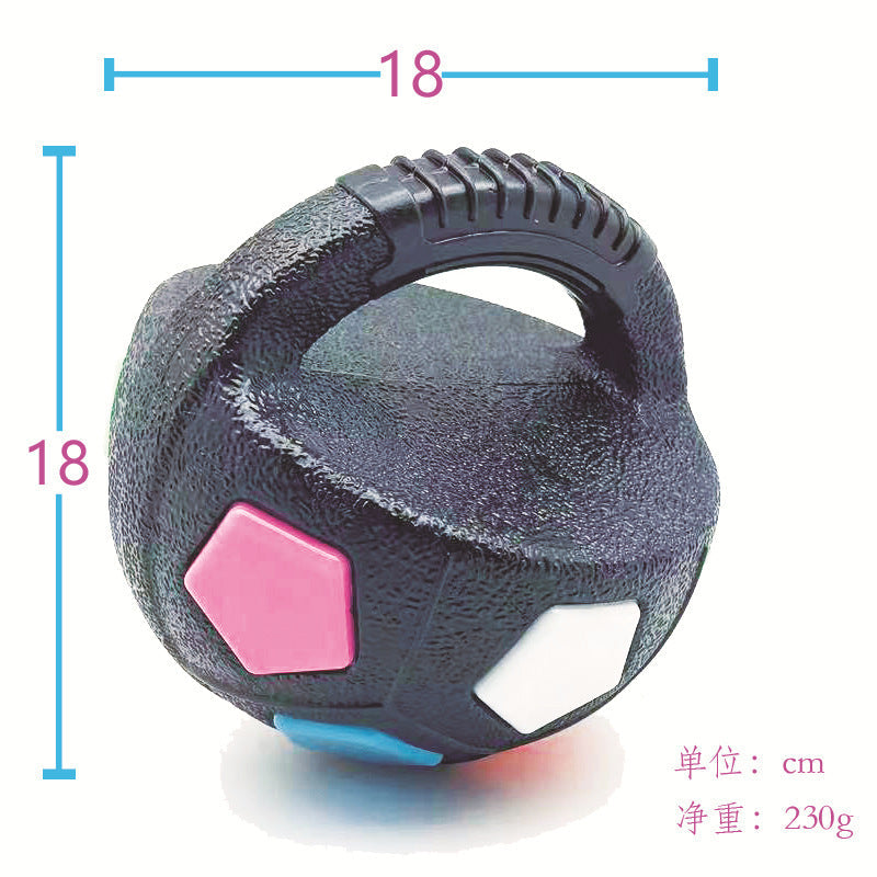 JMT-224010 Durable Football Tennis Ball Pet Toy for Dogs - Teething Relief & Outdoor Training Squeaker