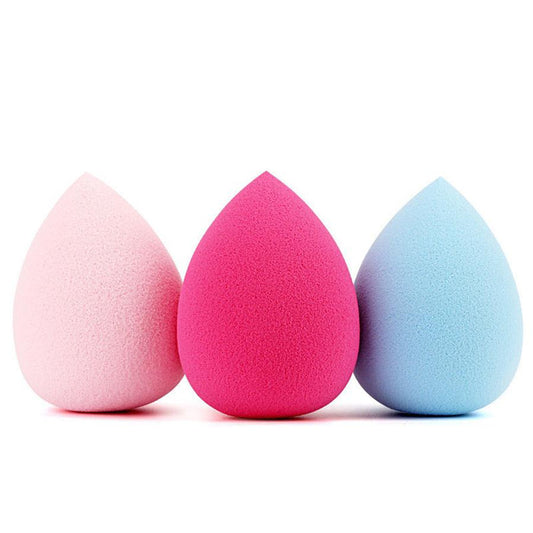 JMT-224138 Latex Makeup Sponge - Water Drop Shape for Wet and Dry Application - Available in Red, Pink, and Blue