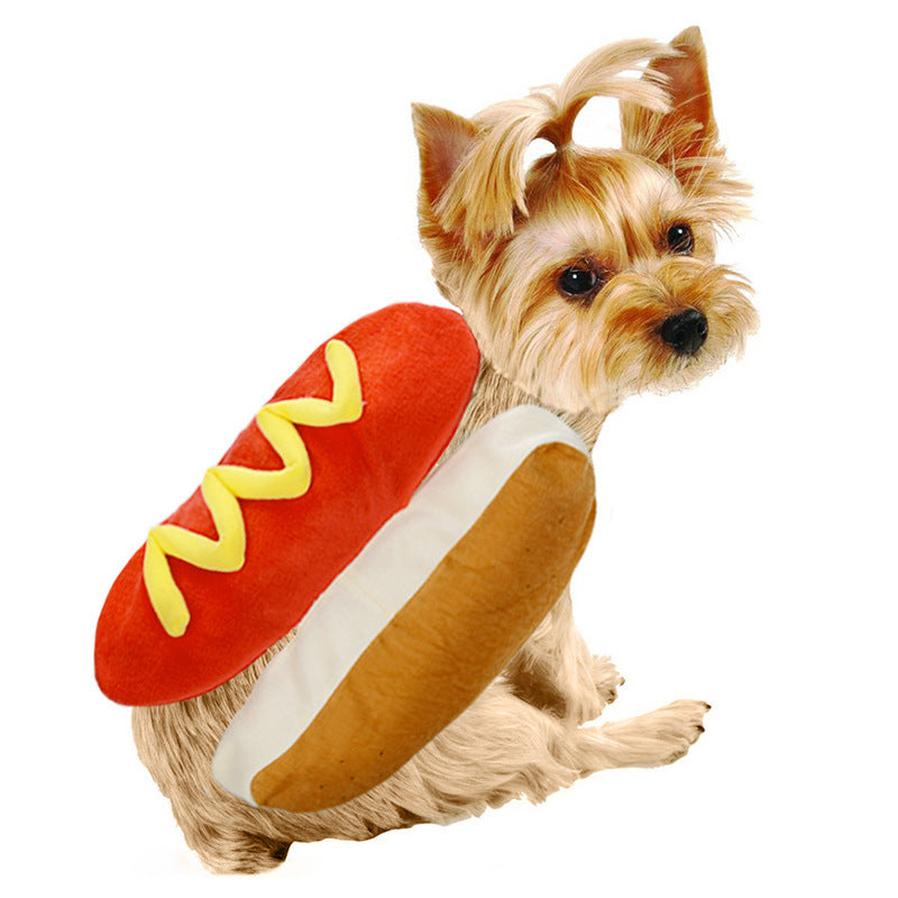 JMT-224778 Cozy Cotton Hot Dog Pet Costume for Dogs and Cats - Warm and Fun Outfit in Sizes S, M, L