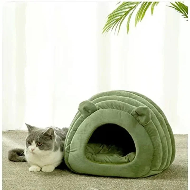 JMT-224842 Cozy Pet Bed and Basket for Cats and Dogs, Ideal for Kittens and Puppies, 38*42*33cm