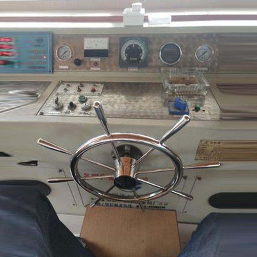 JMT-224906 Stainless Steel Steering Wheel for Yacht Accessories - Durable Marine Hardware