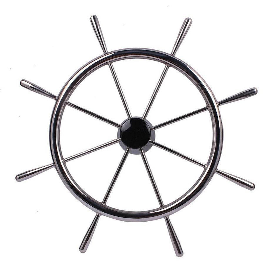 JMT-224906 Stainless Steel Steering Wheel for Yacht Accessories - Durable Marine Hardware