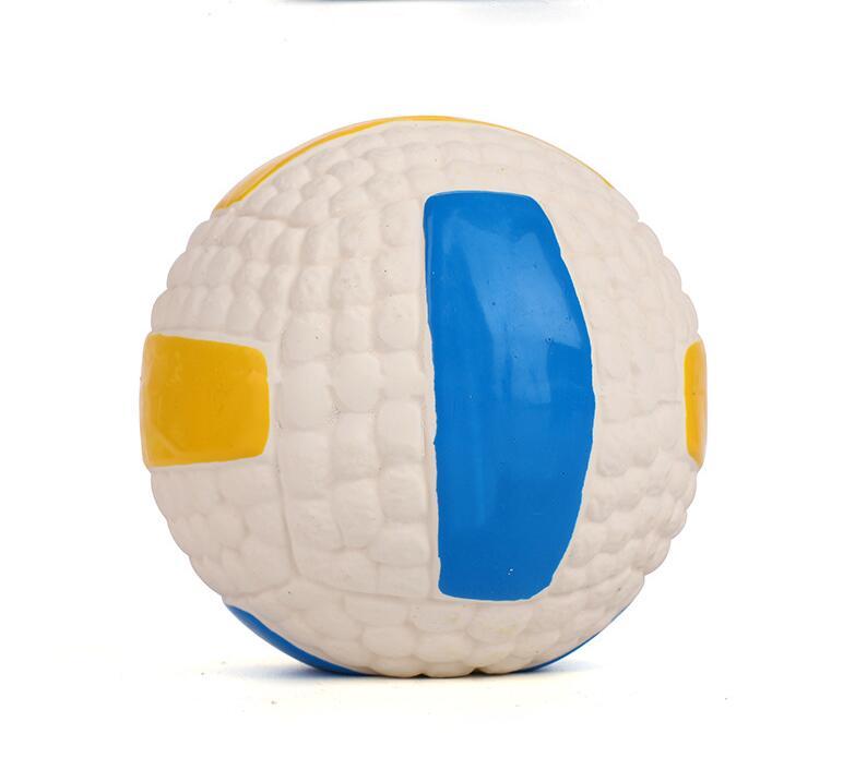 JMT-225162 Durable Interactive Latex Dog Training Sound Ball – Assorted Shapes (9.5cm and 14cm)
