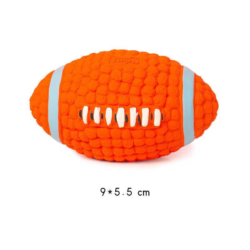 JMT-225162 Durable Interactive Latex Dog Training Sound Ball – Assorted Shapes (9.5cm and 14cm)