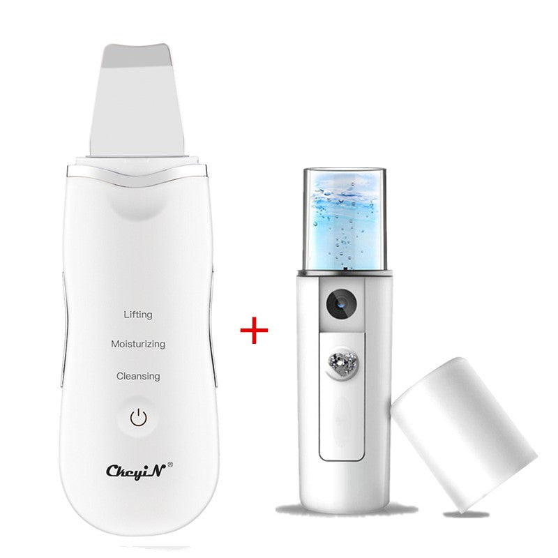 JMT-225418 Ultrasonic Facial Scrubber with Blackhead Removal and Skin Rejuvenation Functions