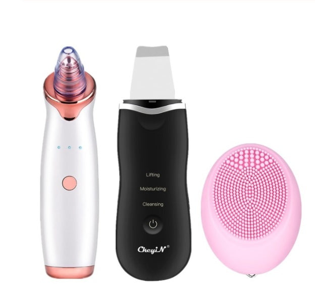 JMT-225418 Ultrasonic Facial Scrubber with Blackhead Removal and Skin Rejuvenation Functions