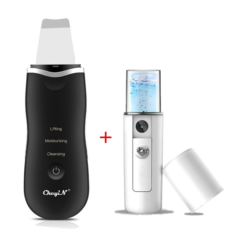 JMT-225418 Ultrasonic Facial Scrubber with Blackhead Removal and Skin Rejuvenation Functions
