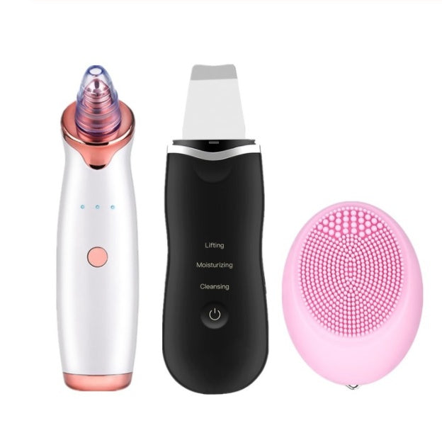 JMT-225418 Ultrasonic Facial Scrubber with Blackhead Removal and Skin Rejuvenation Functions