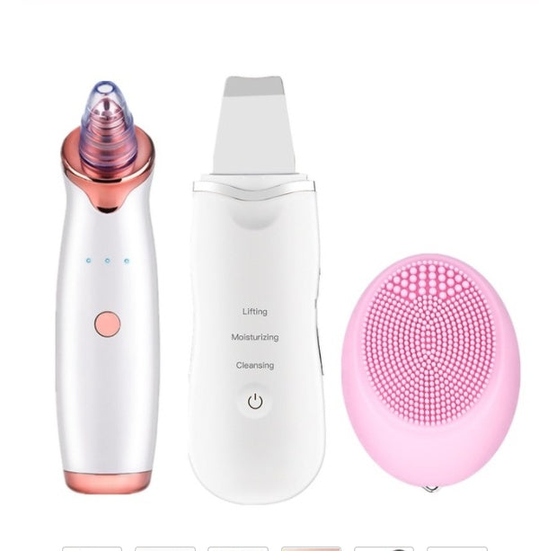 JMT-225418 Ultrasonic Facial Scrubber with Blackhead Removal and Skin Rejuvenation Functions