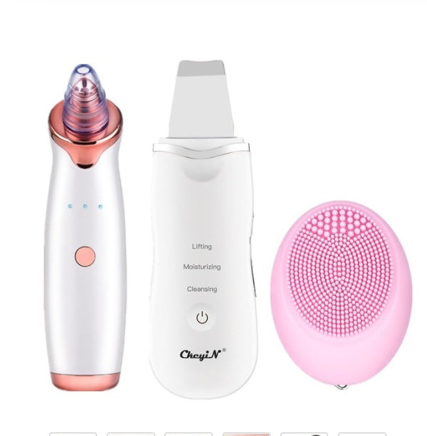 JMT-225418 Ultrasonic Facial Scrubber with Blackhead Removal and Skin Rejuvenation Functions