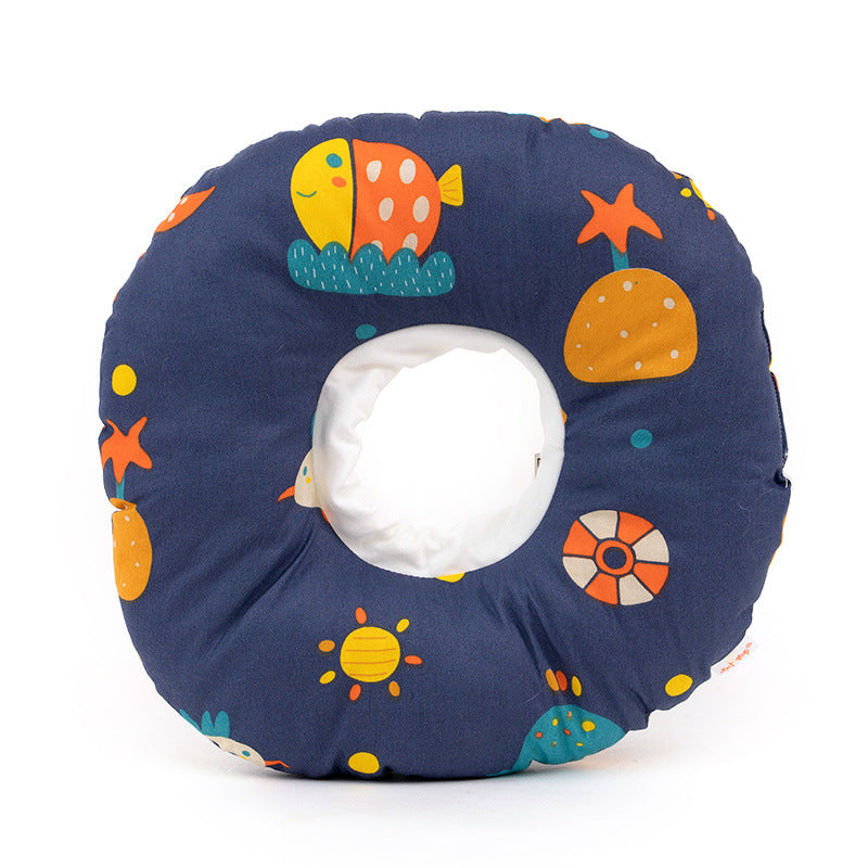 JMT-225482 Soft Elizabethan Headgear Collar for Pets - Adjustable Comfort for Cats and Dogs