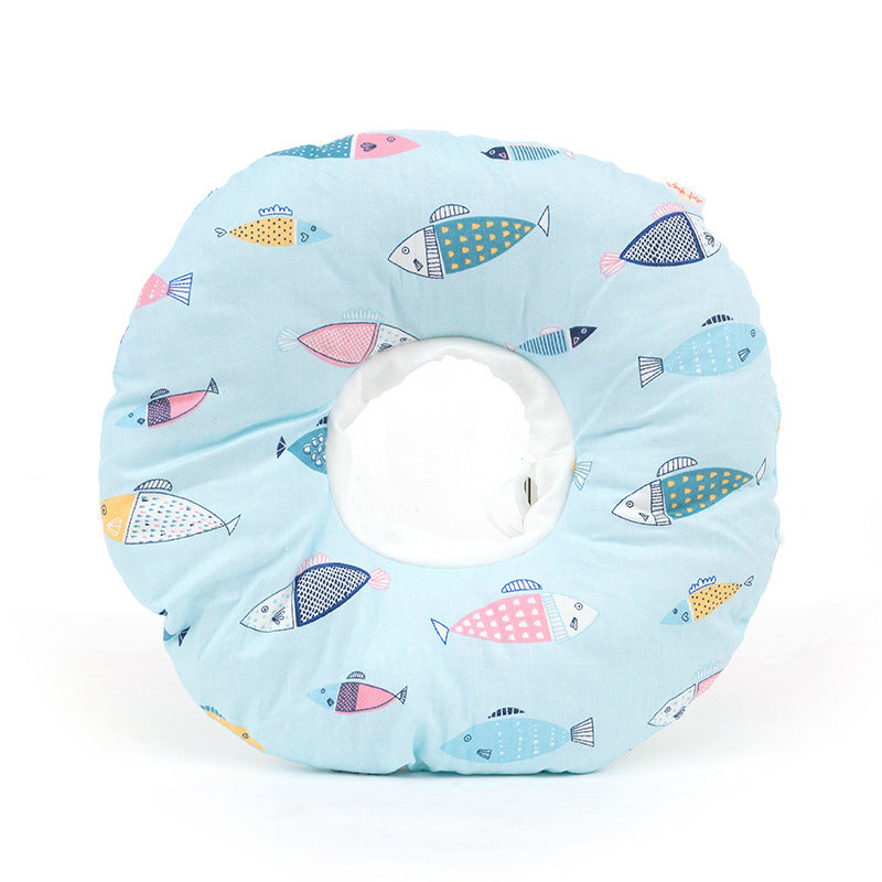 JMT-225482 Soft Elizabethan Headgear Collar for Pets - Adjustable Comfort for Cats and Dogs
