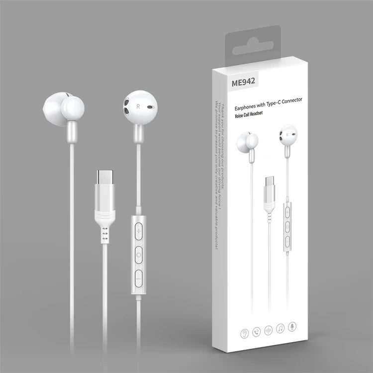 JMT-225674 USB-C Digital Decoded In-Ear Music Headphones with Microphone