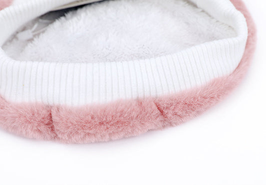 JMT-225802 Cozy Pink Double-Sided Velvet Winter Clothes for Small Dogs